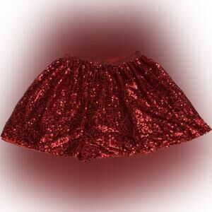 Cat & Jack | Red Sequin Skirt girls size L 10/12